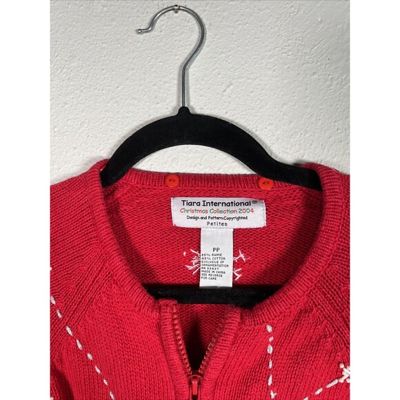 Christmas snowman "ugly" sweater cardigan #45 - Picture 2 of 8